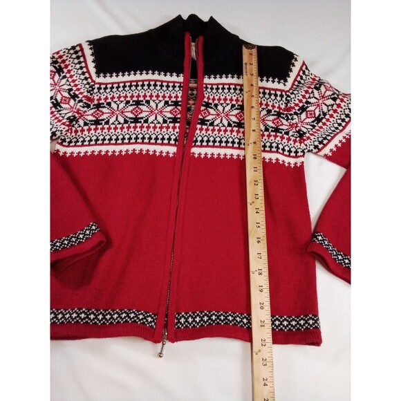 Women's Dress Barn Sweater With Light Shoulder Pads Size Medium - Picture 9 of 11